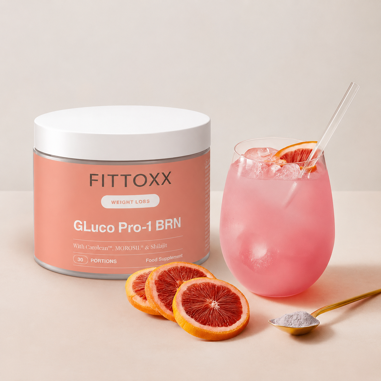 GLuco PRO-1 BRN — extracto de naranja Moro FittoxxSlay
